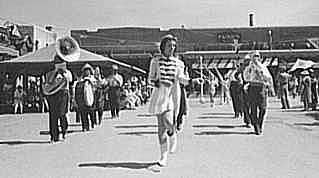 Majorette in a parade